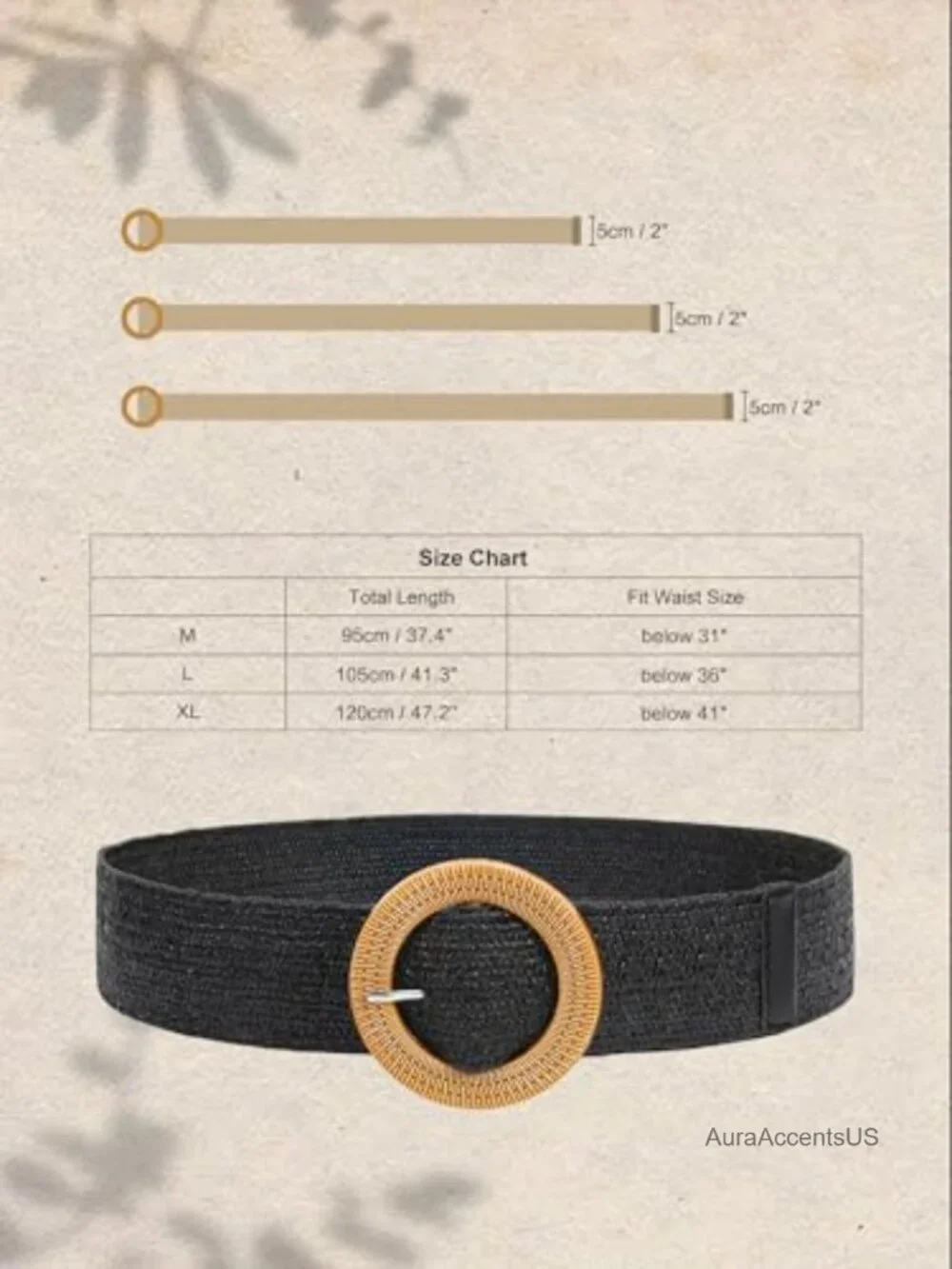 Straw Woven Elastic Waist Belt for Women, Fashion Boho Belt Raffia Ladies Belt